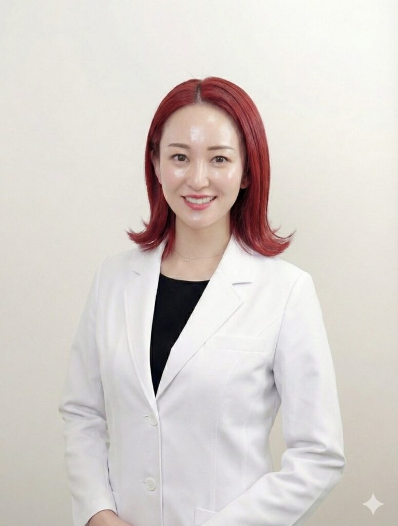 CHIO, a Japanese esthetician based in Shinsaibashi, Osaka.